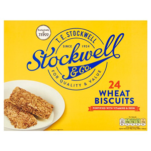 Stockwell & Co 24 Wheat Biscuits 432g