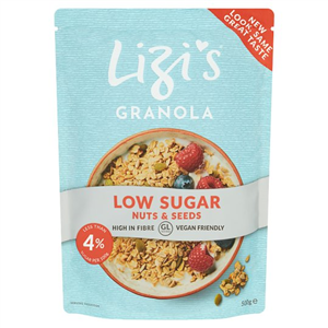 Lizis Low Sugar Granola 500g