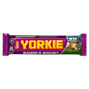 Yorkie Raisin & Biscuit Chocolate Bar 44g