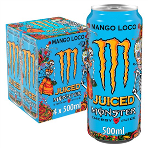Monster Mango Loco Energy Drink 4X500ml