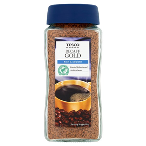 Tesco Gold Decaffeinated Instant Coffee 100G