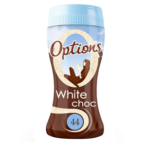 Options White Chocolate Drink 220G