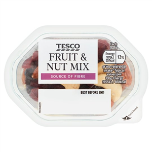 Tesco Fruit & Nut Snack Pot 55G