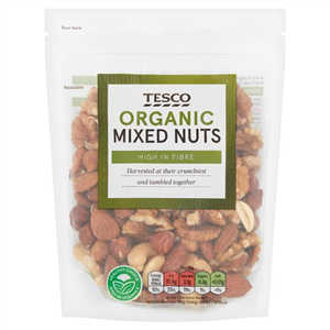 Tesco Organic Mixed Nuts 200G