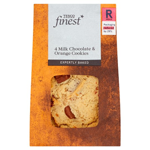 Tesco Finest Chocolate Orange Cookies 4 Pack