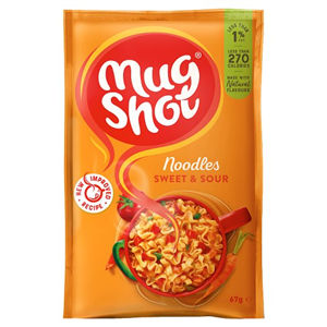 Mugshot Sweet & Sour Noodles 67G