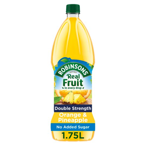 Robinsons Orange & Pineapple Concentrate Double No Added Sugar 1.75L