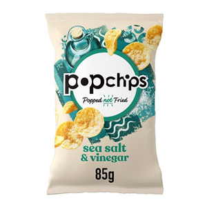 Popchips Sea Salt & Vinegar Chips 85g