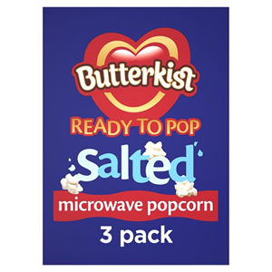 Butterkist Microwave Salted Popcorn 3X60g