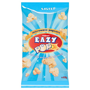 Magicorn Eazypop Microwave Popcorn Salted Flavour 85g