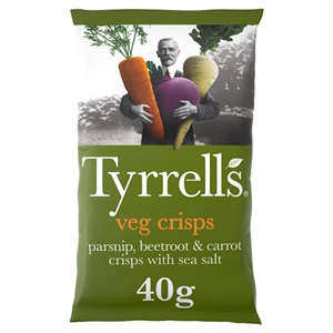 Tyrrells Mixed Root Vegetable Crisps 40 g