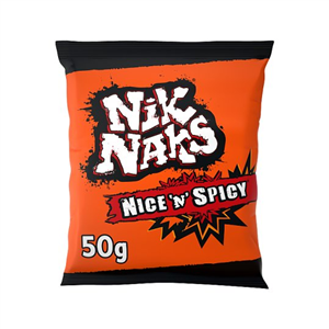 Nik Naks Nice & Spicy Snacks Grab Bag 50 g