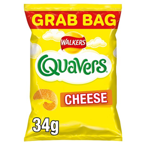 Walkers Quavers Cheese Snacks Grab Bag 34 g