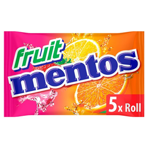 Mentos Fruit Che Wy Sweets 5 X 38 g