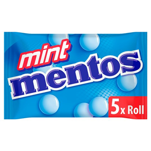 Mentos Mint Chewy Sweets 5 X 38g