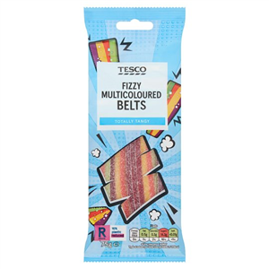 Tesco Fizzy Multicolour Sweet Belt 75g
