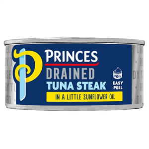 Princes Drained Tuna Steak Sunflower Oil 110g