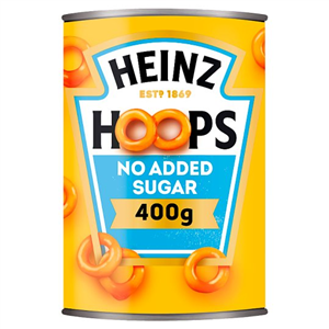 Heinz Hoops No Added Sugar 400g