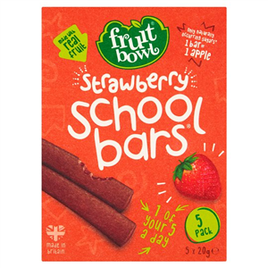 Fruit Bowl School Bars Strawberry 100G
