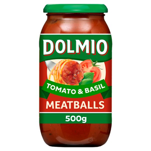Dolmio Meatball Tomato & Basil Pasta Sauce 500g