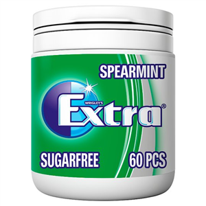 Wrigleys Extra Bottle Spearmint 60 Pieces