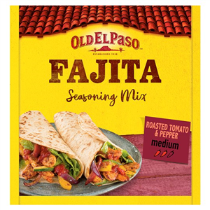 Old El Paso Tomato & Pepper Fajita Seasoning Mix 30g