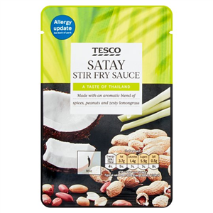 Tesco Satay Stir Fry Sauce 120g