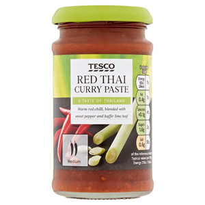 Tesco Red Thai Curry Paste 200g