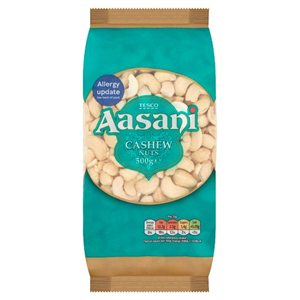 Tesco Aasani Cashew Nuts 500g