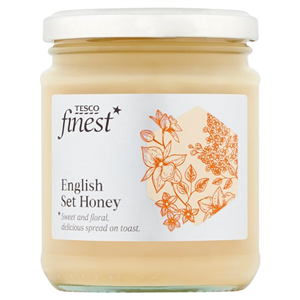 Tesco Finest English Set Honey 340g