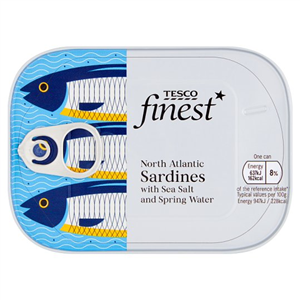 Tesco Finest Sardines In Water 105g