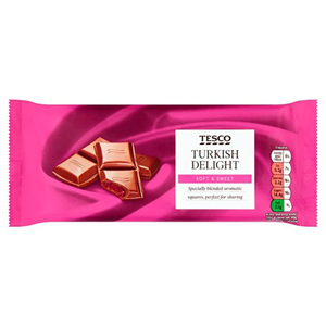 Tesco Turkish Delight Bar 150g