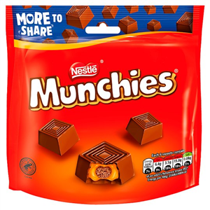 Munchies Milk Chocolate Share Bag 216g