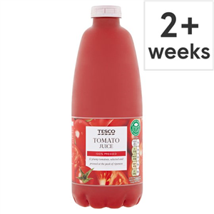 Tesco 100% Pressed Tomato Juice 1 Litre