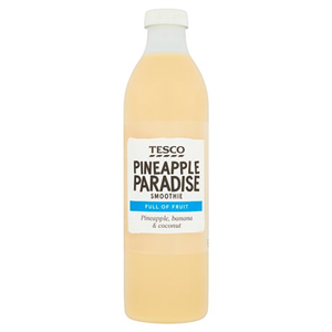 Tesco Pineapple Paradise Fruit Smoothie 750Ml