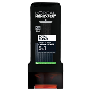 L'oreal Men Expert Total Clean Shower Gel 400Ml