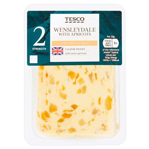 Tesco Wensleydale & Apricot Cheese 200g