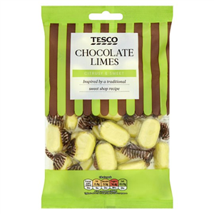 Tesco Chocolate Limes 200g