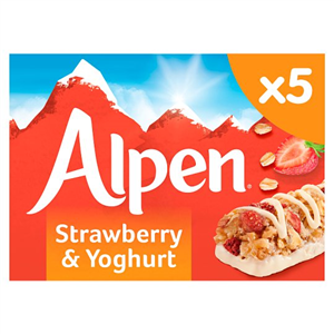 Alpen Strawberry With Yogurt Cereal Bar 5X29g