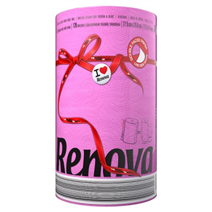 Renova Kitchen Towel Single Roll Various Colours