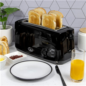 Quest 4 Slice Toaster Black, on Amazon