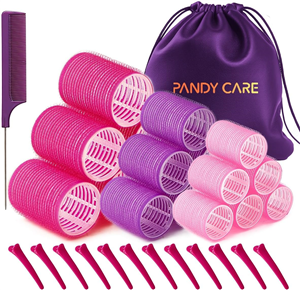 Hair Rollers Set 32 PCS, PandyCare For Long & Short