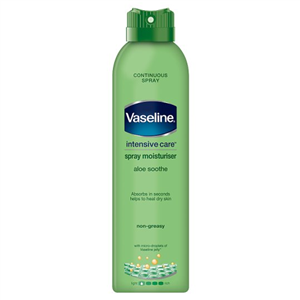 Vaseline Intensive Care Aloe Spray Moisturiser 190Ml