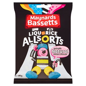 Bassetts Liquorice Allsorts 190G