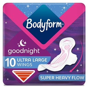 Bodyform Ultra Goodnight Sanitary Towels 10 Pack