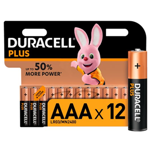 Duracell Plus AAA 12 Pack