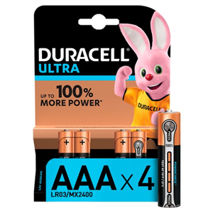 Duracell Ultra AAA Batteries 4 Pack