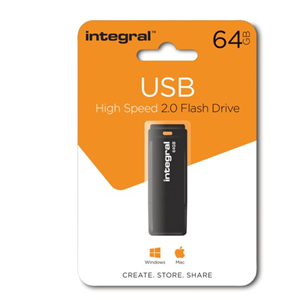 Integral Black Usb 64Gb