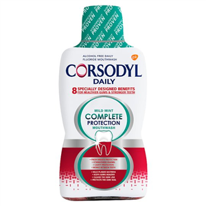 Corsodyl Complete Protection Mild Mint Mouthwash 500Ml