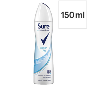 Sure Women Cotton Antiperspirant Deodorant 150Ml